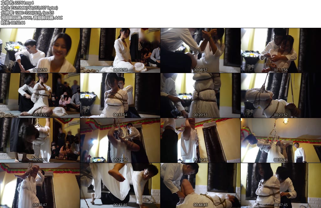 [亚洲绳艺] 离绳绳缚表演​-丝依依