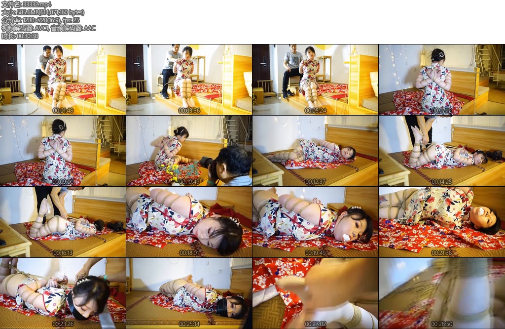 [锐度主张] 嫣儿 旗袍嫣儿指缚五花多股绑腿驷马白袜堵嘴-丝依依