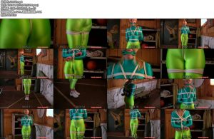 [欧美绳艺] Spandex Bondage No.086-丝依依