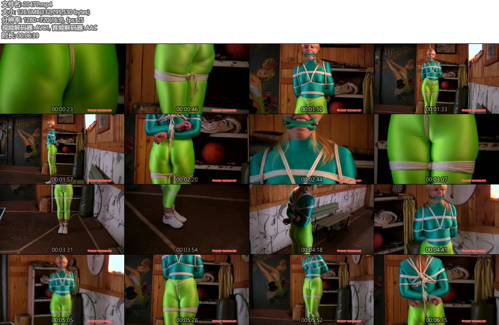 [欧美绳艺] Spandex Bondage No.086-丝依依