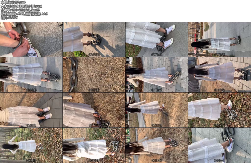 [布莱恩] 帆布鞋女生22斤脚镣外出下完结-丝依依