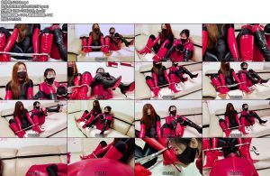 [旋律原创] 旋律与闺蜜（10）新闺蜜试镜之双搜查官受虐记：全包紧身衣、长靴长手套、钢枷、同步电击、同步跳跳-丝依依