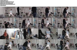 [心悦束艺] 大三妹子欣然的木马吊缚，这次真的吊上去了哦，还用tk鞭打强制多种方式刺激-丝依依