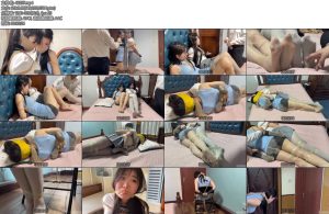 [云雀原创] 柳洋吴晗主演DID剧情片姐妹惊魂下被捆绑囚禁的丝袜姐妹被迫摩擦并遭受毒刑折磨-丝依依