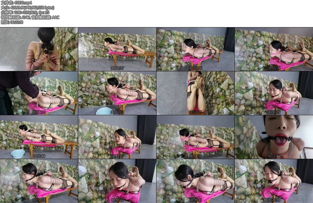 [飞天原创] 艺仙儿铁凶器贞操带多绳超紧五花驷马放置,洗脚盆接口水-丝依依