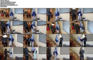 [亚洲绳艺] cosplay公孙离花间舞cos白丝短裙后手捆绑加蒙眼郊狼刺激高强度持续鞭打调教-丝依依