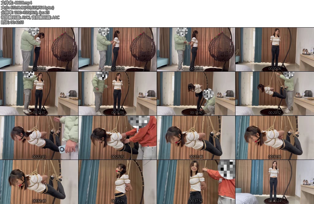 [绳命线] 文文日式吊缚-丝依依