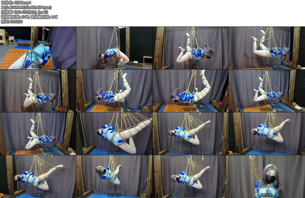 [飞天原创] 得了重感冒的云仙儿为了争夺现场约拍大佬的5万元的奖赏不顾生命危险挑战三种吊缚不知能否成功-丝依依