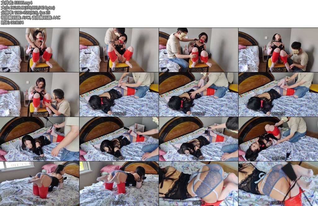 [延江艺束] 全新素人试镜先试试手感手脚束缚揉捏B罩嫩乳手动拨弄YD脚心腋下挠痒鞭打-丝依依