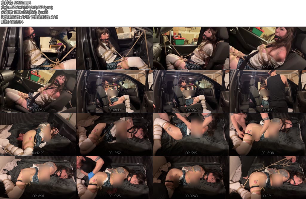 [欧美绳艺] After Class Truck Tie Part 1-丝依依