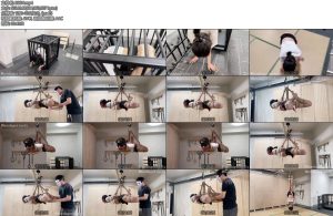 [涵涵原创] 短裙腰丝分腿驷马吊ZDB手冲倒吊-丝依依