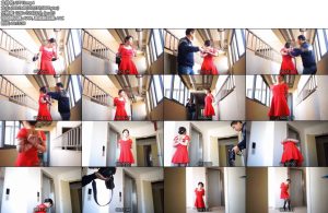 [锐度主张] 嫣儿 楼道极限五花，两臂被勒成紫色-丝依依