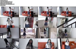 [子衿原创] 琦琦五花口球大量口水室外挑战爬楼梯-丝依依