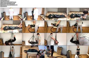 [WN原创] 小妹柚子，胶衣极限20磅承压吊缚，多种元素，这种感觉太对了-丝依依