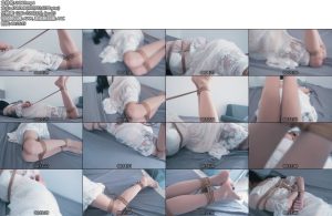 [凉叶子] 连衣裙叶子被驷马捆绑真的能挣脱吗-丝依依