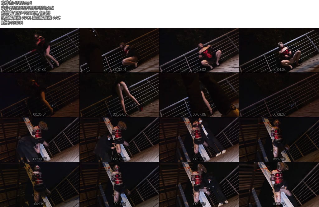 [面具原创] 面具男 胁迫小老板伪娘沫沫外出拍写真悬吊在随时回来人的小公园里从一开始害羞连衣服都不好脱再到岔开大腿完全配合最后还被榨干-丝依依