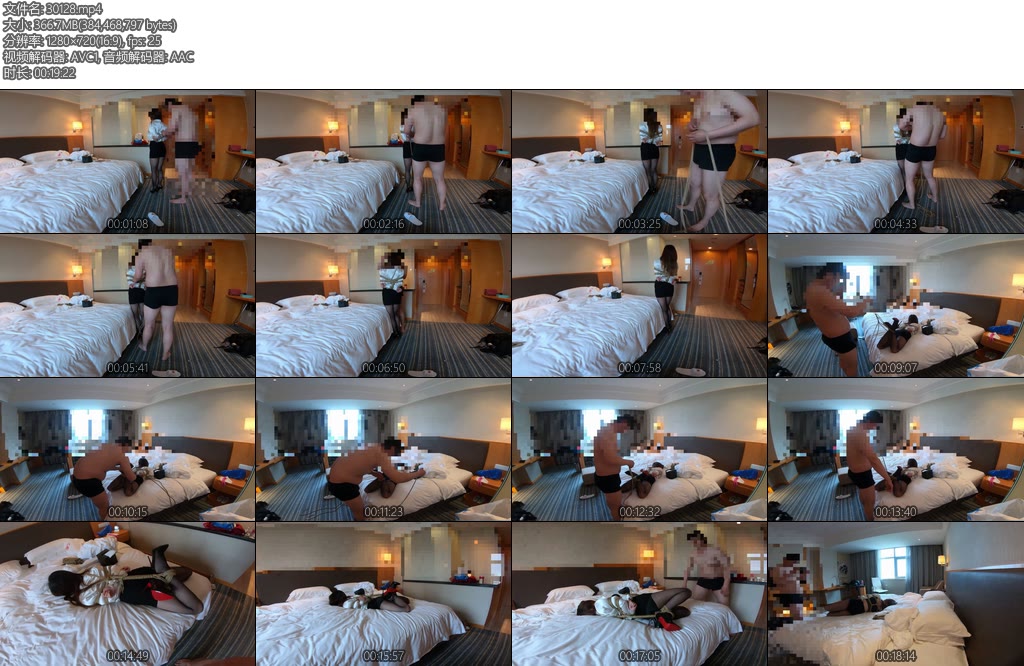 [BJ原创] 黑丝高跟OL驷马捆绑-丝依依