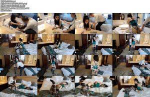 [随心原创] 江奈 黑色皮革 吊袜带 黑丝筒袜 香艳的驷马SP-丝依依