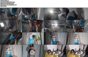 [米亚原创] 丝组米亚 绫波丽常服战斗服日式单腿吊缚直臂驷马-丝依依