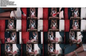 [欧美绳艺] Bastinado for the delinquent schoolgirl Lisenok and Topless hogtie on the turntable-丝依依