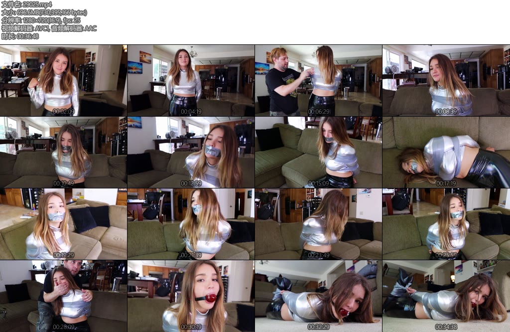 [欧美绳艺] Jade Kinsley an innocent and naive actress gets tricked into bondage by a bad guy-丝依依