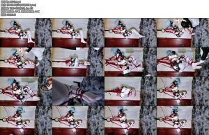 [亚洲绳艺] 小卡苏的白丝吊缚小话筒郊狼蒙眼驷马吊缚-丝依依