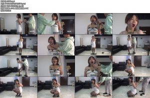 [蔚蓝艺束] 严飞 吊缚跪缚口枷张口器-丝依依