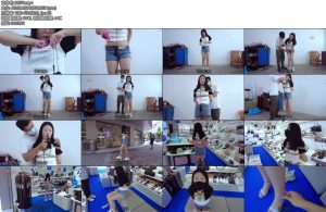 [晓鹿绳艺] 买鞋记 跟店员小姐姐互动试鞋的时候突然被玩具震的失控差点现场喷出来还好逃的快-丝依依