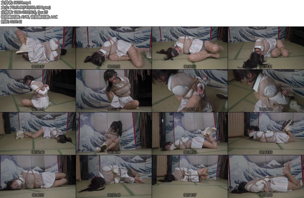 [象人原创] 嗷嗷jk帆布鞋两次进阶脱缚1H-丝依依