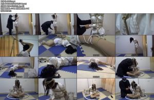 [新月原创] 红豆肉色舍宾袜开叉超短裙的拘束游戏-丝依依