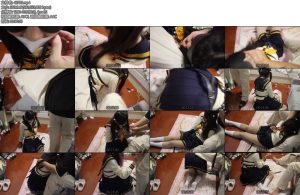 [荷仙原创] 荷仙少女 捕获晕厥的双马尾黄水手服少女A下带上狗链子跪起来撅着屁股做脚踏凳铐撩封嘴轻调鞭打玩弄TK-丝依依