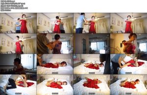 [锐度主张] 嫣儿 红裙花嫁紧缚缚指驷马丝袜堵嘴-丝依依