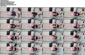 [亚洲绳艺] 天天的自缚跪姿吊缚强制挠痒强高-丝依依