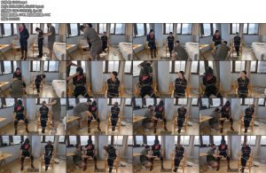 [JS原创] 欣妍 宫怡绑了两个女牛仔靴子头套棒棒刺激-丝依依