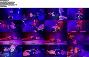 [JIOJIO原创] 小恶魔密室调教铁链项圈皮鞭SP训练器-丝依依