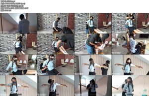 [星星之火] 精致依纯体验老虎凳和十字绑依纯五四学生装体验老虎凳和十字绑加脚镣手铐赴刑场-丝依依