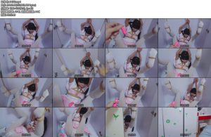 [亚洲绳艺] 囚禁白丝女仆捆绑于衣柜之中-丝依依