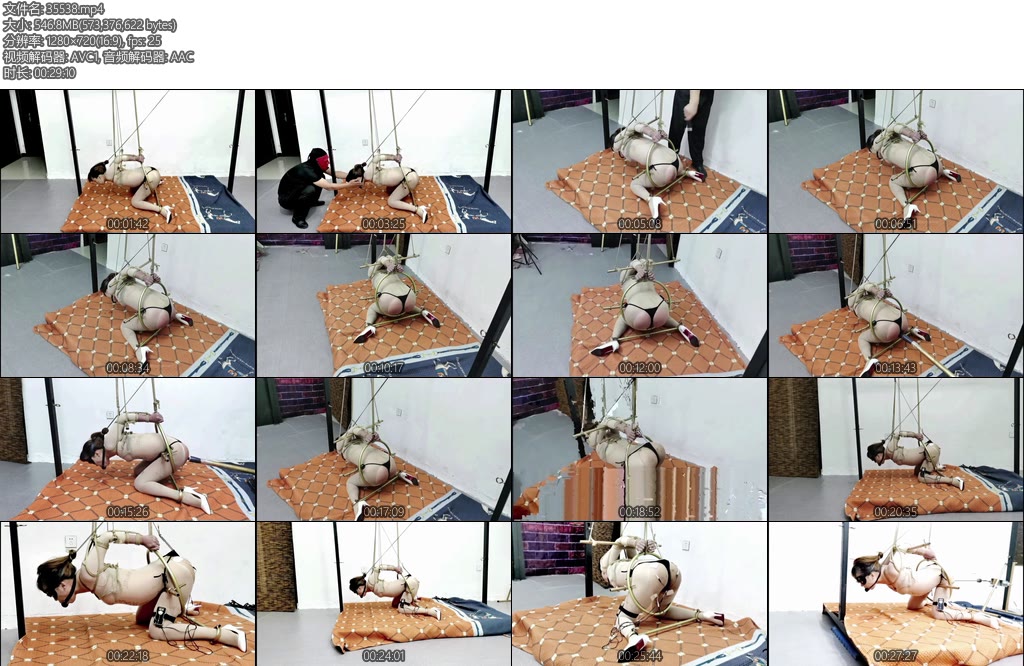 [飞天原创] 完整版这一种直臂加拘束架是调教骚奴最舒服的一种理想工具-丝依依