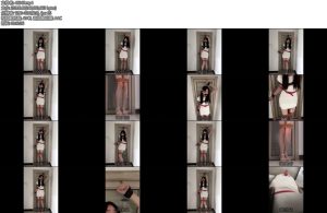 [凉叶子] 挂件叶子姿势强制系列固定姿势的td强高只希望能用挣扎抵消皮带x手铐x凉鞋-丝依依