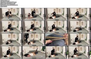 [MuMuzi] 00后大长腿朵朵驷马捆绑tj挣扎-丝依依