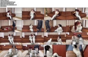 [云雀原创] 超人气系列女奴贩卖直播间丰满木乃伊女奴02超清画质吴晗曼妮超丰满性感身材吴晗弄丢女奴结果自己也被包裹-丝依依