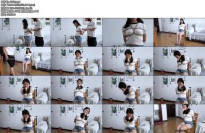 [子衿原创] 小婉深厚口塞口水放置挣扎-丝依依