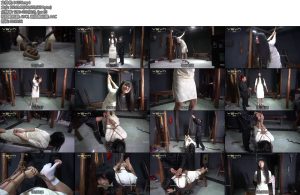 [一绳有你] 亭亭玉立（3）被捕后的婷婷后高手吊在刑架鞭棍打驷马直臂口枷疼痛难忍五花大绑处决-丝依依