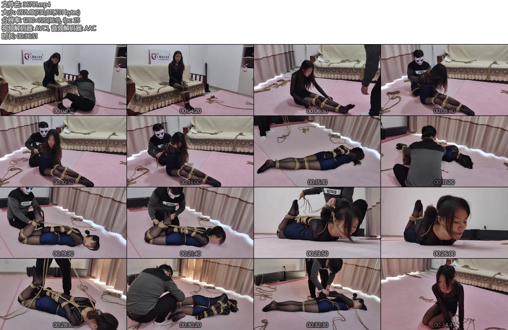 [素人原创] 清纯幼师美女被双腿并缚欧式直臂紧缚强制抬头绳子勒嘴驷马放置难受全过程-丝依依