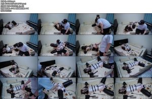 [HUI原创] 今天体验一款适合新手的狗狗套装假杨具深入堵嘴超粗铁链强制开腿禁锢玩具全程震动GC不断-丝依依