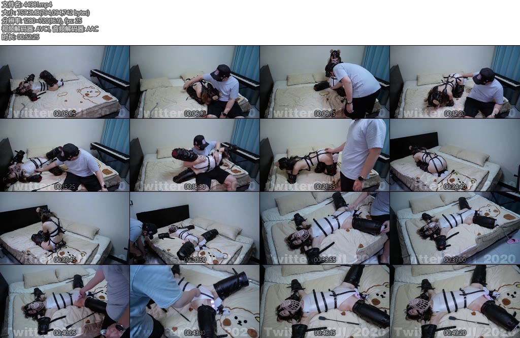 [HUI原创] 今天体验一款适合新手的狗狗套装假杨具深入堵嘴超粗铁链强制开腿禁锢玩具全程震动GC不断-丝依依