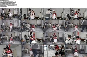 [心悦艺束] 小女仆M字脚吊缚罚跪-丝依依