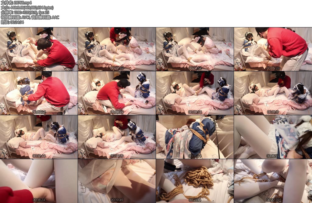 [荷仙原创] 蓝与粉的洛丽塔公主连缚调教物语外向与内敛的碰撞同样的敏感但性格缺迥然不同有的还没被的碰到就大喊大叫-丝依依