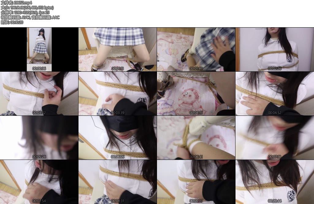 [荷仙原创] 荷约温柔一刀的少女I的羞耻体验居然绑在了床头柜上穿着皮鞋的白棉袜双脚被固定在床头柜的两个柱子上剥夺感官-丝依依