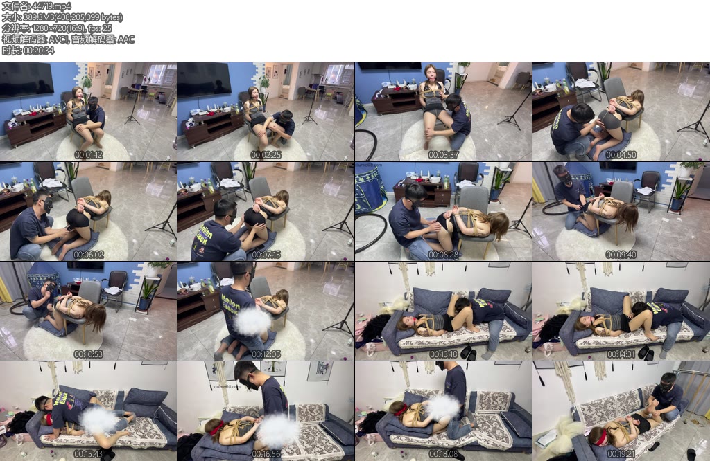 [延江艺束] 原创晓晓被绑在椅子上肆意揉搓红色丝袜蒙眼睛口球堵嘴多花样玩弄捆绑强制GC强高后入式ZACB-丝依依